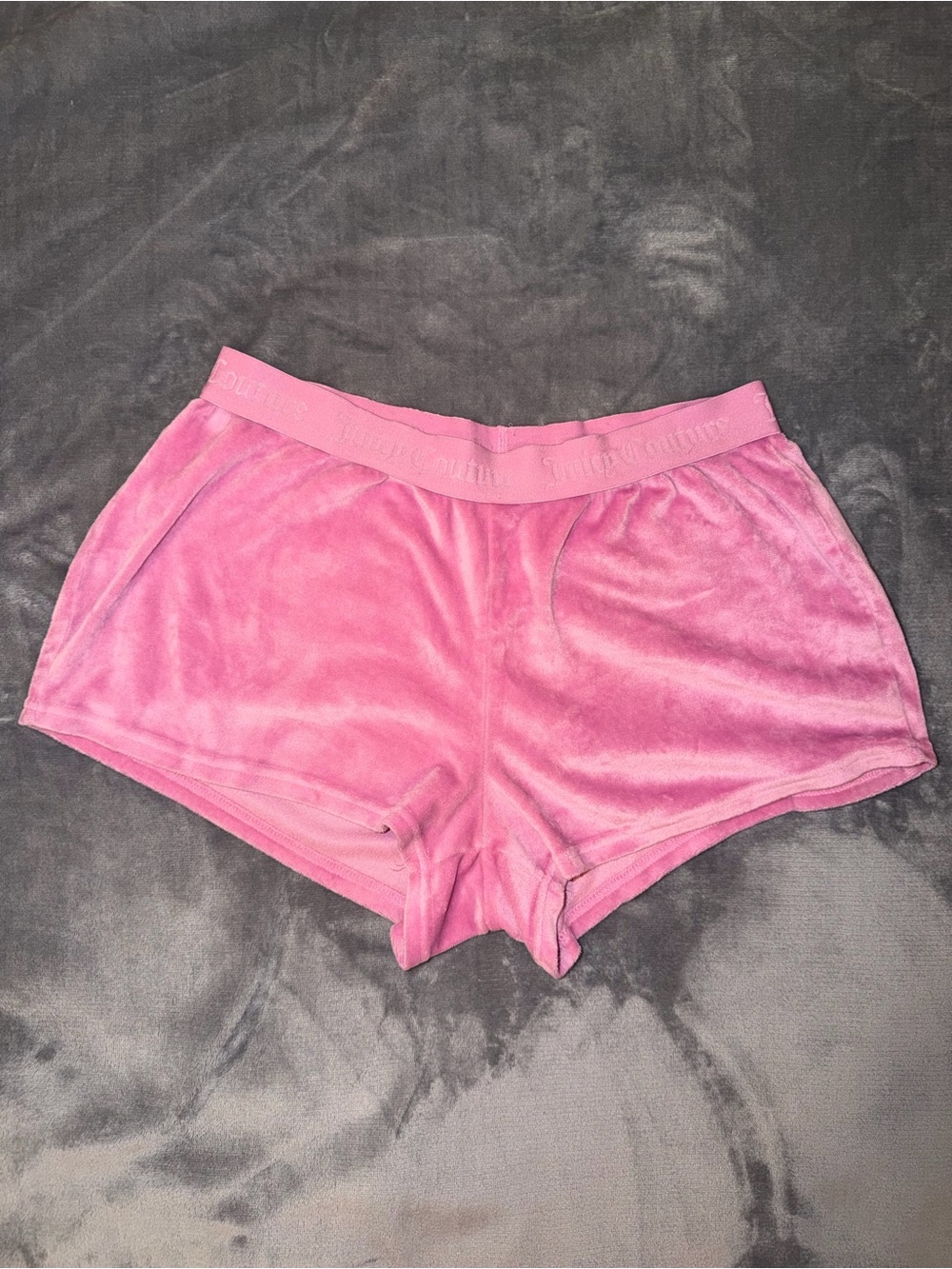 🩷 Juicy Couture Velour Sleepwear Shorts with Rhinestone Logo